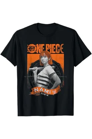 Onepiece Nami Etched Portrait T-Shirt