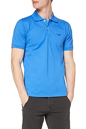 Trigema Herren 627601 Poloshirt, Blau ( 048), S