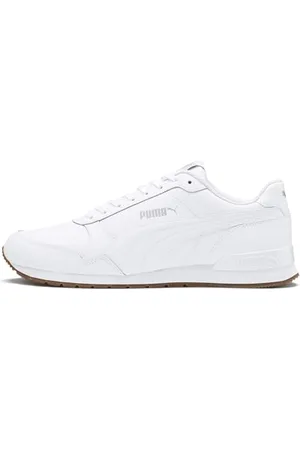 PUMA Unisex ST Runner v2 Full L Low-Top Trainer, White-Gray Violet, 46 EU