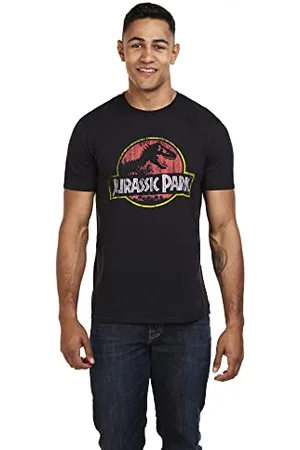 Jurassic Park Herren Logo im Used-Look T-Shirt, , L