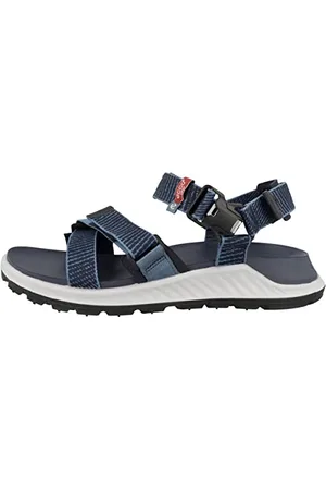 Ecco Herren EXOWRAP M 3S TEX Sandal, Retro Blue/Marine, 41 EU