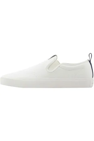 Armani Exchange Herren Borg, Leather, Back Logo Sneaker, , 44 EU