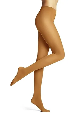 Falke Damen Pure Matt 50 DEN Strumpfhose halb blickdicht matt reißfest druckfreier Komfortbund Feinstrumpfhose verstärkte Fußspitze feiner Naht feines weiches WE CARE Material 1 Stück, Orange (Toskana 1470), M