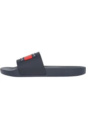 Tommy Hilfiger Herren Badeschuhe Pool Slide Essential Badelatschen, Blau (Dark Night Navy), 46