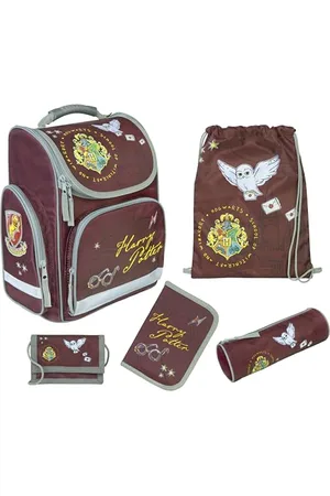 UNDERCOVER Harry Potter Schulranzen Set Clou - 1. Klasse Grundschule - mehrteiliges Set mit Geldbeutel, Sportbeutel, Schlamperetui und Schüleretui