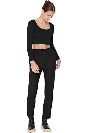 Trendyol Damen Herren Mittlerer Bund Jogginghose Sweatpants, , M EU