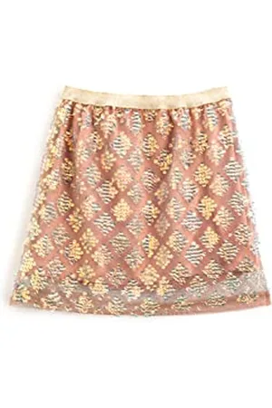 Koton Girls Skirt Tulle Sequined Embroidered Lined