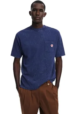 Desigual Herren Man Knit Short Sleeve T-Shirt, , XL EU