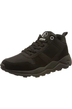 JACK & JONES Herren JFWWES PU MID Sneaker, Anthracite/Detail:Mono, 42 EU