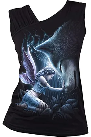 Spiral Damen G072-Tops-Sleeveless T-Shirt, Black, L
