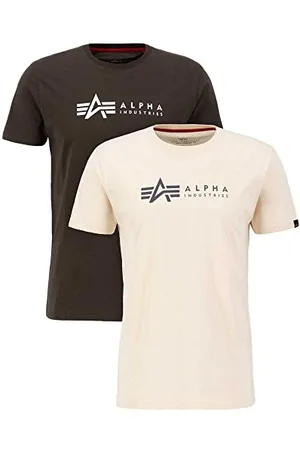 Alpha Industries Herren Alpha Label T 2 Pack T-Shirt, , XXL (2er Pack)