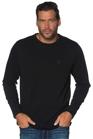 JP 1880 Herren große Größen Übergrößen Menswear L-8XL Langarmshirt, Basic, Oeko-TEX, bis 8 XL L 702559130-L