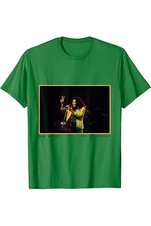 Bob Marley X David Burnett Official Live In Concert Photo T-Shirt