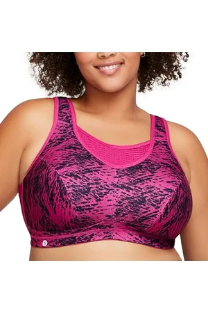 Glamorise Damen Hochleistungs Bustier Sport-BH, ,100G