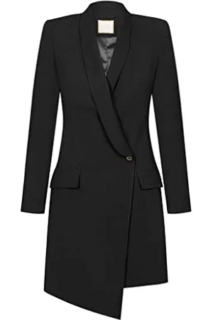Swing Damen Blanca Elegant | Business Etuikleider | Festliches Kleid | Partykleid | Cocktailkleider | Minikleid | Abendkleid | Langarmleid | V-Ausschnitt | Kurze | | 42