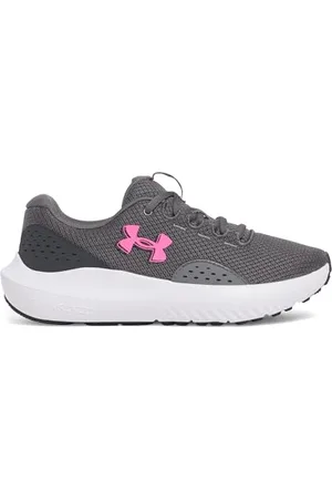 Under Armour Damen UA W Charged Surge 4 Laufschuhe, Castlerock/Anthracite/Aero Pink, 43 EU