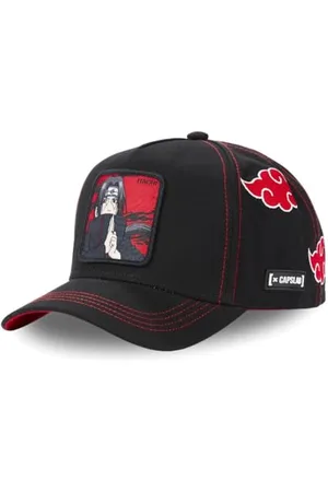 Capslab Tracker Kappe Herren Naruto Shippuden, Cap Herren, Itachi Uchiha, Langlebig, Schwarz, Einheitsgröße