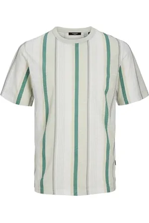 JACK & JONES Male T-Shirt All Over Print Rundhals T-Shirt