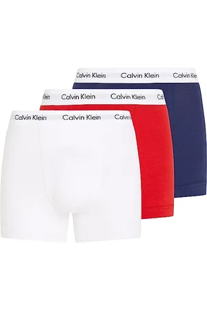 Calvin Klein Herren - 3er-Pack mittlere Taille Hüft-Shorts - Cotton Stretch, Mehrfarbig ( I03), X-Small (Herstellergröße: XS)