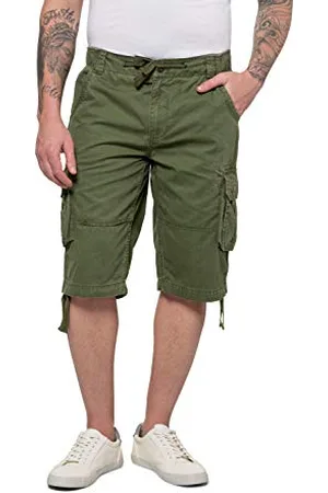 JP 1880 Herren Größen Bermuda Cargo, Loose Fit Cargos, , 54