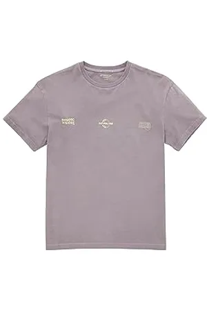 TOM TAILOR Jungen 1038133 Oversized T-Shirt mit Print, 32259-greyish Purple, 140