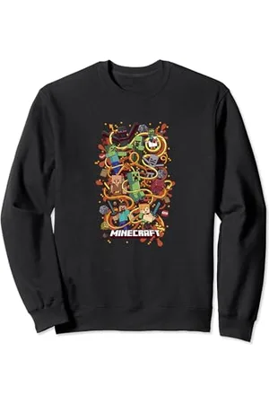 Minecraft Group Shot Funtage Arrow Composition Sweatshirt