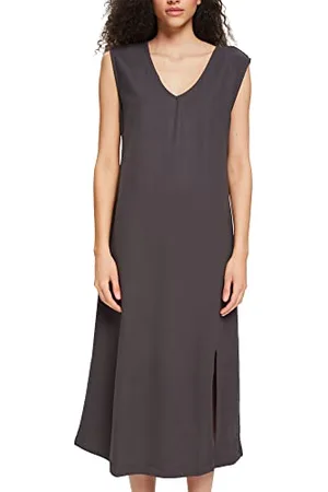 ESPRIT Damen Kleid 052ee1e321, Anthracite, S