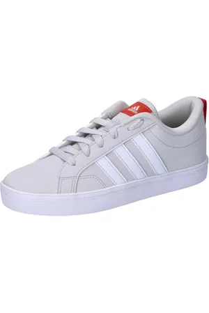 adidas VS Pace 2.0 Shoes Kids Schuhe, Grey One/Cloud White/Preloved Red, 31.5 EU