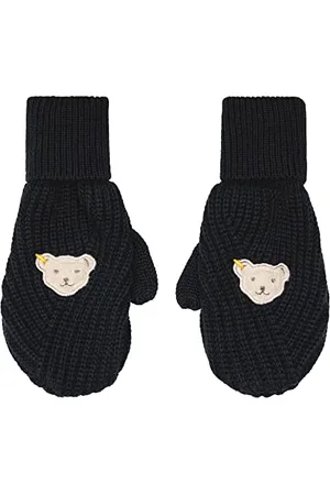 Steiff Mädchen Handschuhe Fäustlinge, Navy, 30
