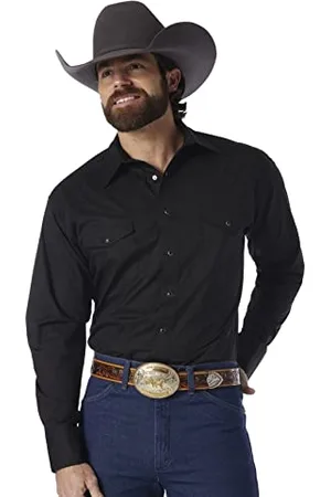 Wrangler Herren 71105bkt Button down Shirts, , 3X EU