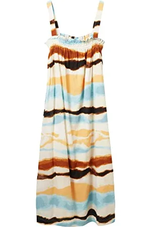 TOM TAILOR Damen Batik Medikleid 1031348, , S
