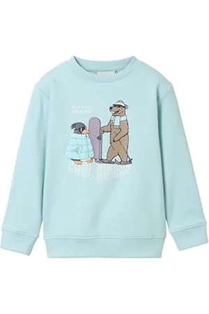 TOM TAILOR Jungen Kinder Sweatshirt mit Print, , 116/122