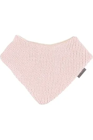 Sterntaler Mädchen Baby Winter Dreieckstuch gefüttert Microfleece mit Klettverschluss einfarbig gestrickt, – 4102070- , Größe 2