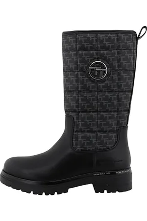 TOM TAILOR Damen 4290050022 Halblange Stiefel, Black, 37 EU