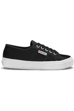 Superga Unisex 2750 Tumbled Leather Gymnastikschuhe, Schwarz (Black 999), 44 EU