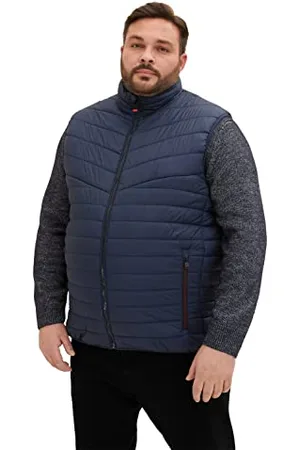 TOM TAILOR Herren Plussize Weste 1035818, , XXL
