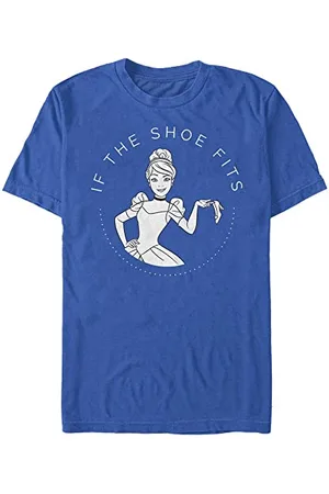 Disney Unisex Cinderella Shoe Fits Organic Short Sleeve T-shirt, , XXL
