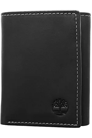Timberland Herren Leather Trifold Wallet with ID Window dreiteilige Geldbörse, , Einheitsgröße