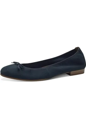 Tamaris Damen Klassische Ballerinas, Frauen Flats,Abendschuhe,Slip-ons,Freizeitschuhe,sportlich,Ballerinen,Pumps,Halbschuhe,flach,Navy,36 EU