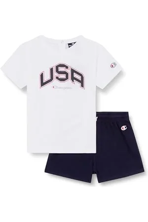 Champion Legacy Retro Sport TD - USA Crewneck T-shirt & Shorts Anzug