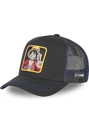 Capslab Ruffy One Piece Schwarz Trucker Cap - One-Size