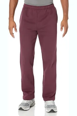 Amazon Herren Fleece-Jogginghose mit offenem Saum (erhältlich in Übergrößen), , XL