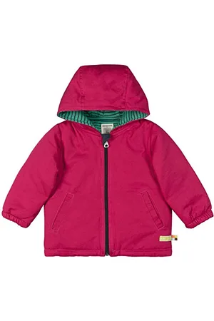 loud + proud Unisex Baby Jacke Wasserabweisende, wattierte aus Bio Baumwolle, GOTS Zertifiziert 3043, Einfarbig, Gr. 68 (Herstellergröße: 62/68)