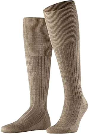 Falke Herren Kniestrümpfe Bristol Pure M Kh Wolle lang einfarbig 1 Paar, , 41-42