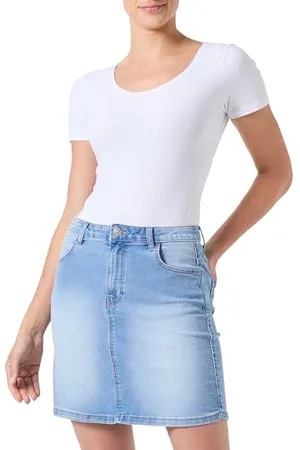 Pieces® PCPEGGY HW LB Denim Skirt NOOS