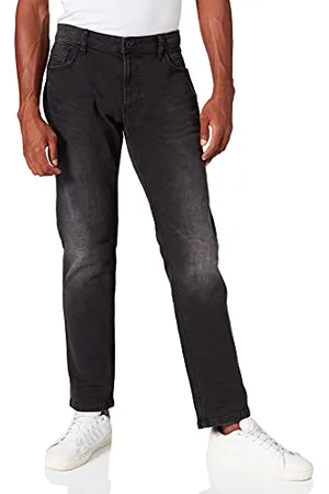 Camel Active Herren Regular fit Houston Hose, Schwarz, 32W / 34L