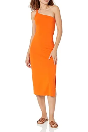 THE DROP Aditi Strickkleid für Damen, Bodycon-Design, Einschultrig, , L