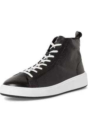Marco Tozzi By Guido Maria Kretschmer Herren Sneaker hoch mit Fütterung aus Leder mit dicker Sohle, Schwarz , 42 EU