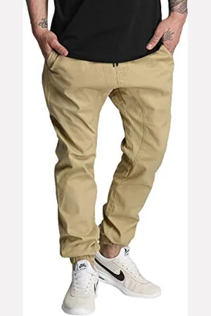 Southpole Herren Joggerhose Basic Stretch Twill - Braun - Klein