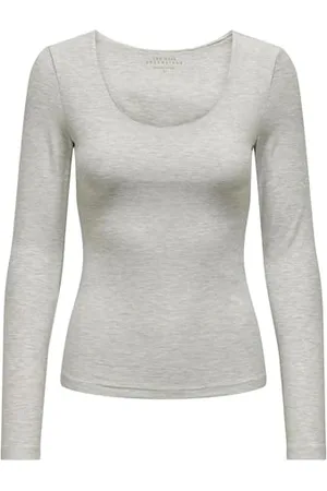 ONLY Damen Onlchoice L/S 2-Way Oval Neck Topbox JRS Top, , M